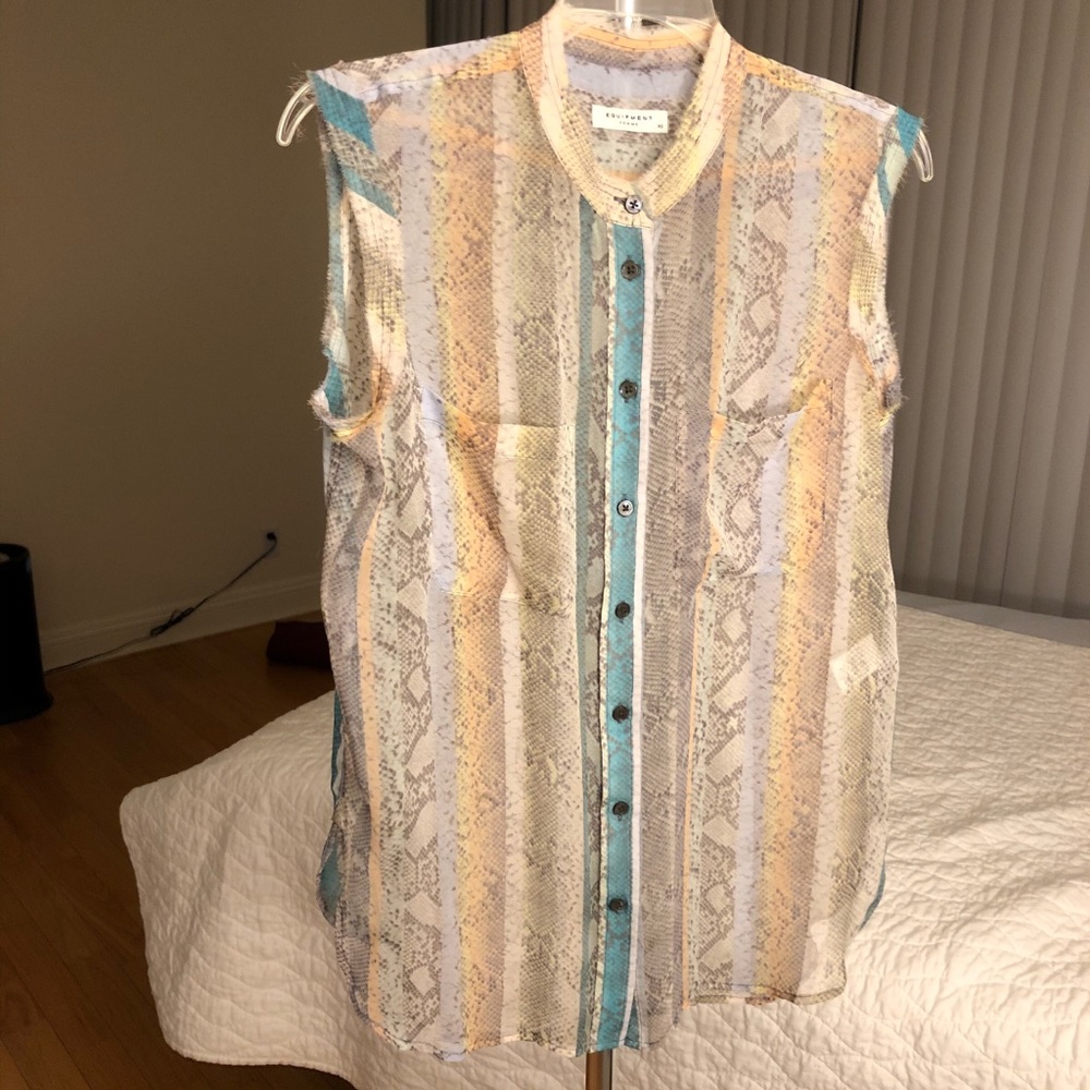 100% Silk Blouse ( Equipment Femme)